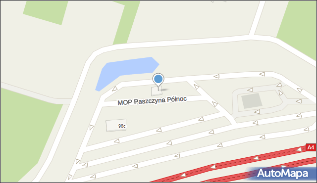 Paszczyna, Paszczyna, 98c, mapa Paszczyna