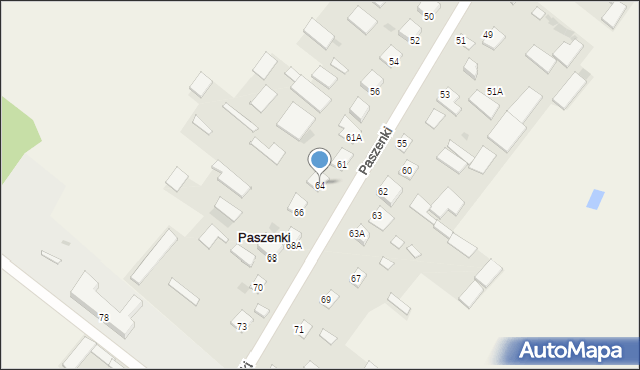 Paszenki, Paszenki, 64, mapa Paszenki