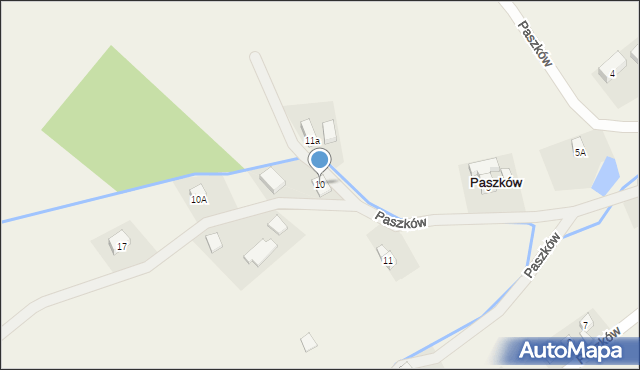 Paszków, Paszków, 10, mapa Paszków