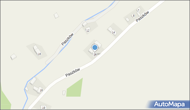 Paszków, Paszków, 15, mapa Paszków