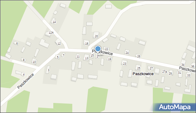 Paszkowice, Paszkowice, 17, mapa Paszkowice