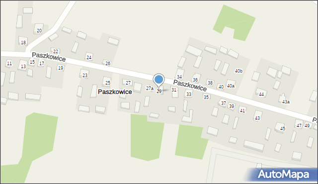 Paszkowice, Paszkowice, 29, mapa Paszkowice