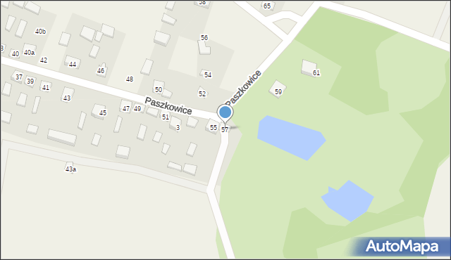 Paszkowice, Paszkowice, 57, mapa Paszkowice