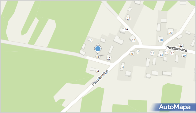 Paszkowice, Paszkowice, 8, mapa Paszkowice