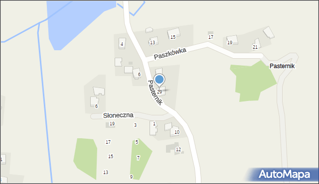 Paszkówka, Pasternik, 29, mapa Paszkówka