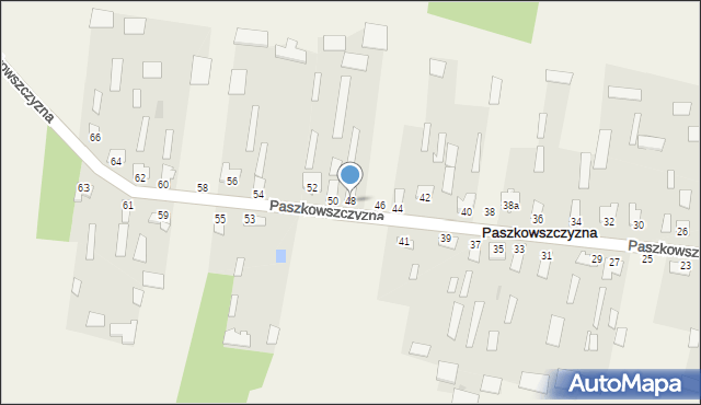 Paszkowszczyzna, Paszkowszczyzna, 48, mapa Paszkowszczyzna