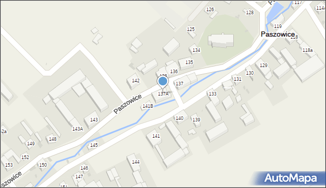 Paszowice, Paszowice, 137A, mapa Paszowice