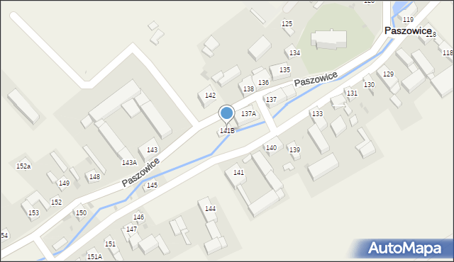 Paszowice, Paszowice, 141B, mapa Paszowice