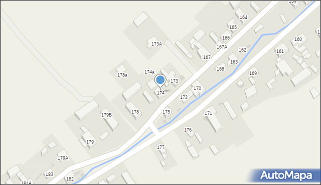 Paszowice, Paszowice, 174, mapa Paszowice