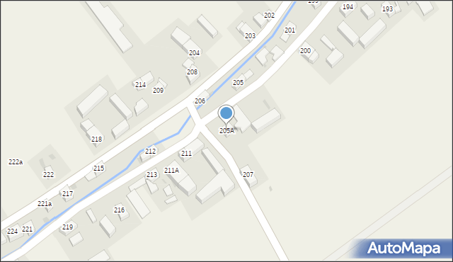 Paszowice, Paszowice, 205A, mapa Paszowice