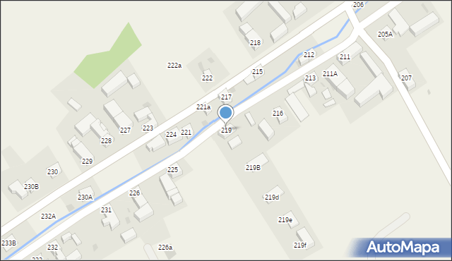 Paszowice, Paszowice, 219, mapa Paszowice