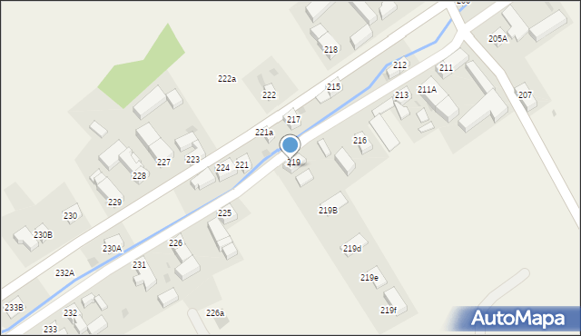 Paszowice, Paszowice, 219C, mapa Paszowice