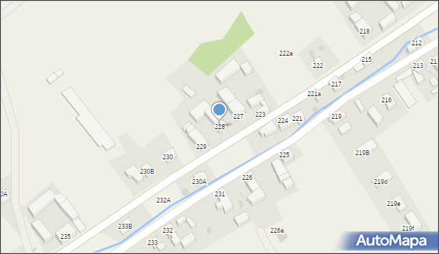 Paszowice, Paszowice, 228, mapa Paszowice