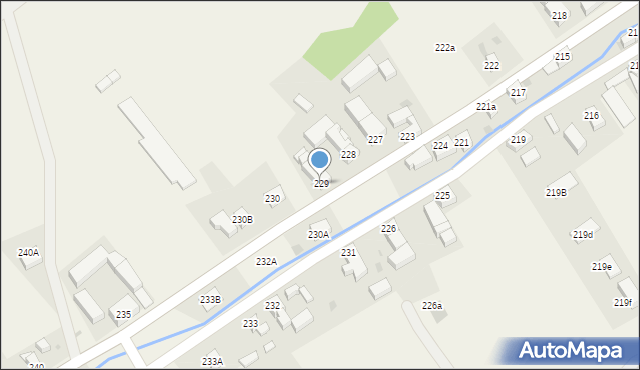 Paszowice, Paszowice, 229, mapa Paszowice