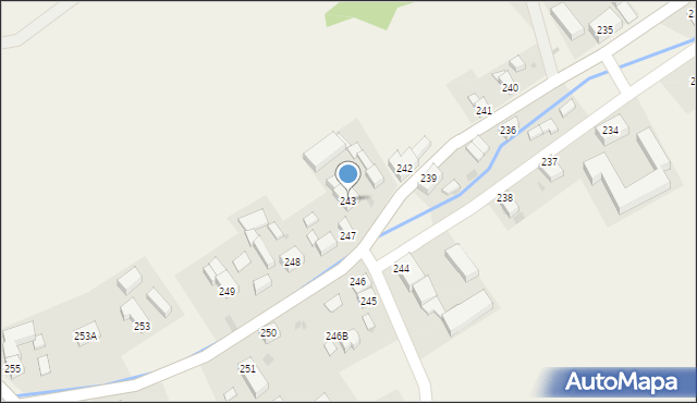 Paszowice, Paszowice, 243, mapa Paszowice