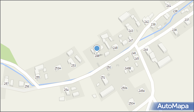 Paszowice, Paszowice, 249, mapa Paszowice