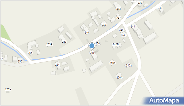 Paszowice, Paszowice, 251, mapa Paszowice