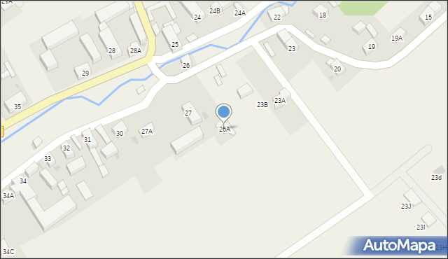 Paszowice, Paszowice, 26A, mapa Paszowice