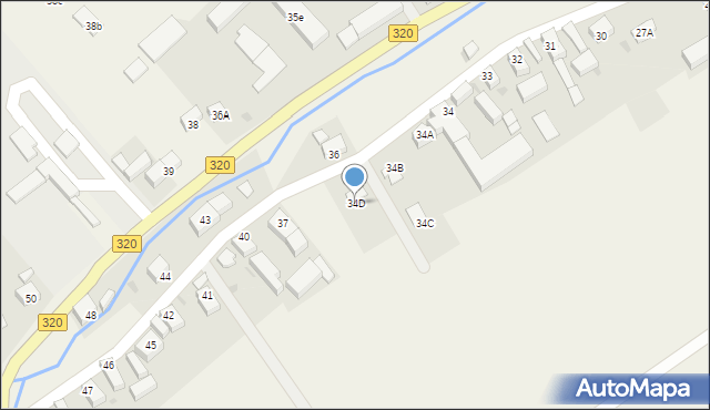 Paszowice, Paszowice, 34D, mapa Paszowice