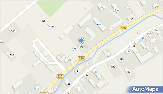 Paszowice, Paszowice, 36A, mapa Paszowice