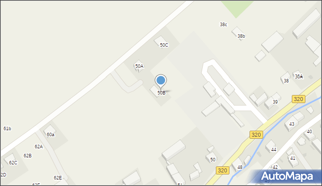 Paszowice, Paszowice, 50B, mapa Paszowice