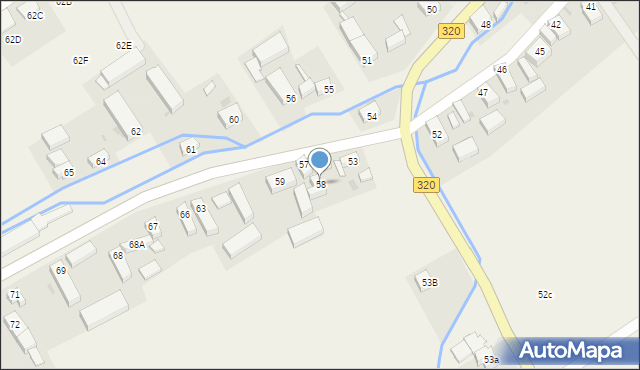 Paszowice, Paszowice, 58, mapa Paszowice