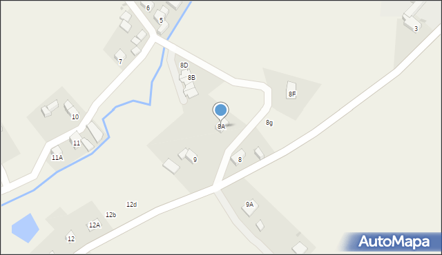 Paszowice, Paszowice, 8A, mapa Paszowice