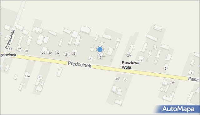 Pasztowa Wola, Pasztowa Wola, 2, mapa Pasztowa Wola