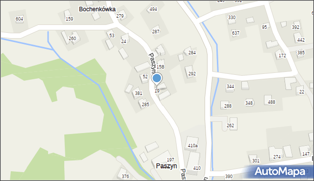 Paszyn, Paszyn, 19, mapa Paszyn