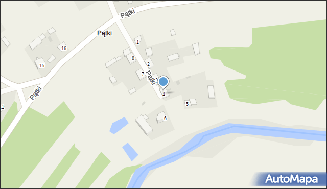 Pątki, Pątki, 4, mapa Pątki