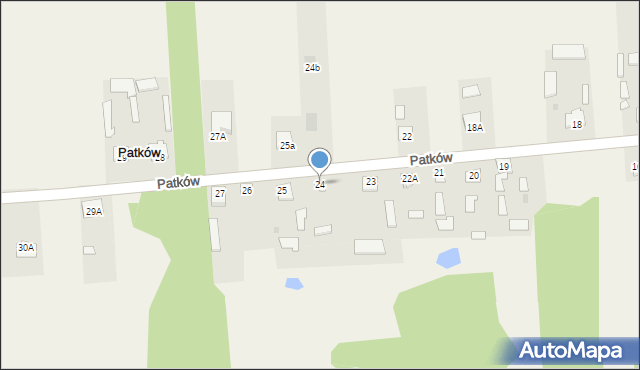 Patków, Patków, 24, mapa Patków