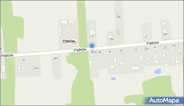 Patków, Patków, 27, mapa Patków