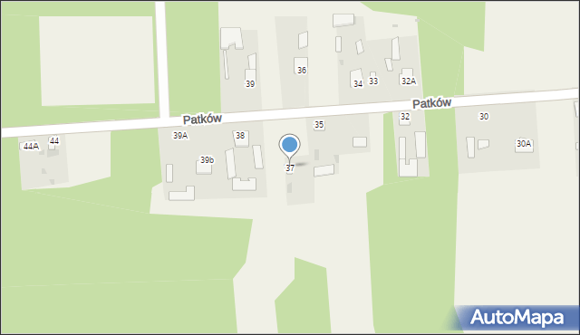 Patków, Patków, 37, mapa Patków