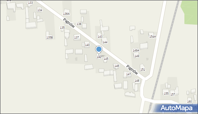 Pątnów, Pątnów, 142, mapa Pątnów