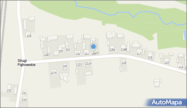 Pątnów, Pątnów, 220, mapa Pątnów