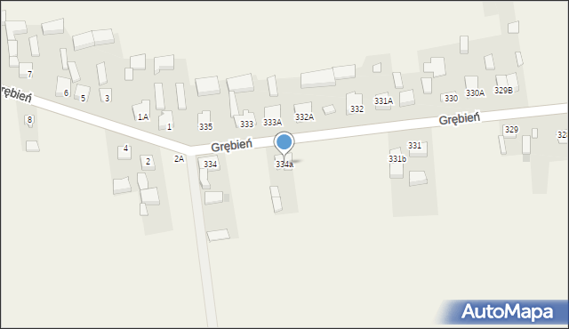 Pątnów, Pątnów, 334a, mapa Pątnów