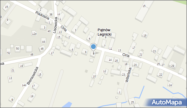 Pątnów Legnicki, Pątnów Legnicki, 20, mapa Pątnów Legnicki