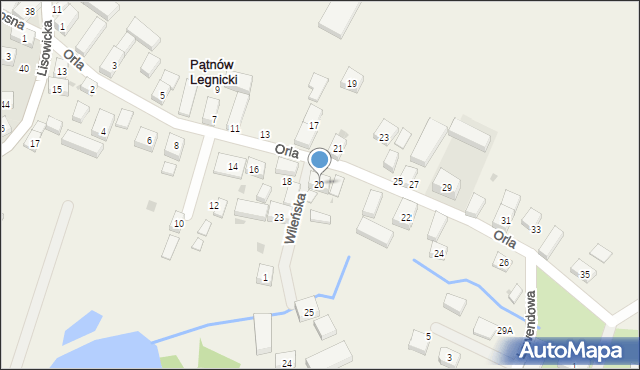 Pątnów Legnicki, Pątnów Legnicki, 26, mapa Pątnów Legnicki