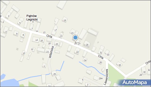 Pątnów Legnicki, Pątnów Legnicki, 42, mapa Pątnów Legnicki