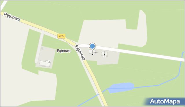 Pątnowo, Pątnowo, 1, mapa Pątnowo