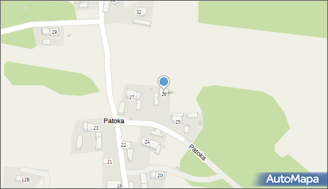 Patoka, Patoka, 26, mapa Patoka