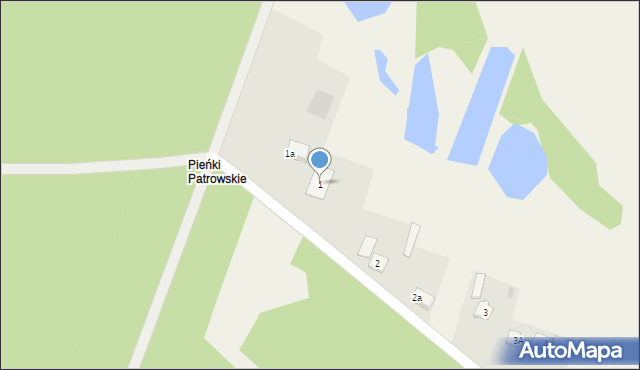 Patrówek, Patrówek, 1, mapa Patrówek