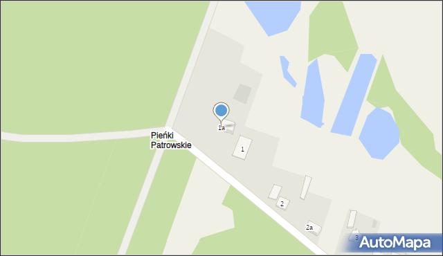 Patrówek, Patrówek, 1a, mapa Patrówek