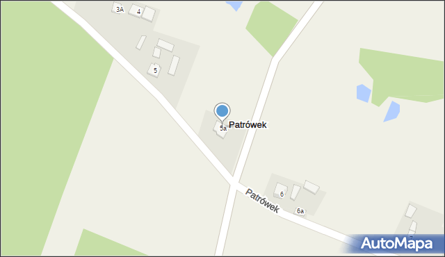 Patrówek, Patrówek, 5a, mapa Patrówek