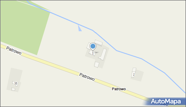 Patrowo, Patrowo, 1, mapa Patrowo