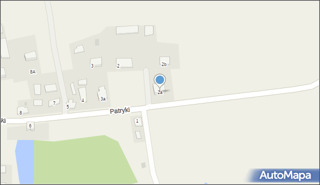 Patryki, Patryki, 2a, mapa Patryki