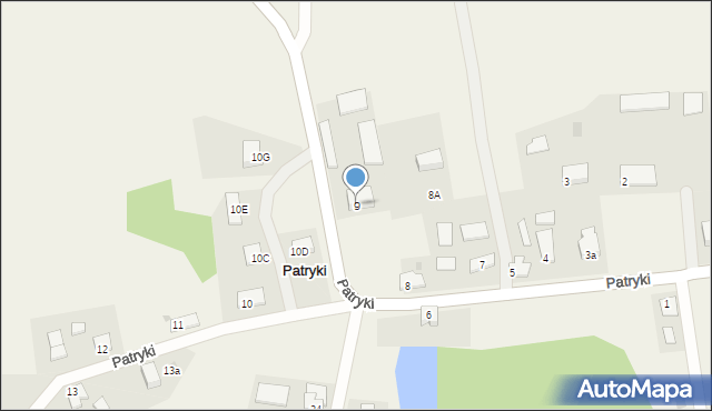 Patryki, Patryki, 9, mapa Patryki