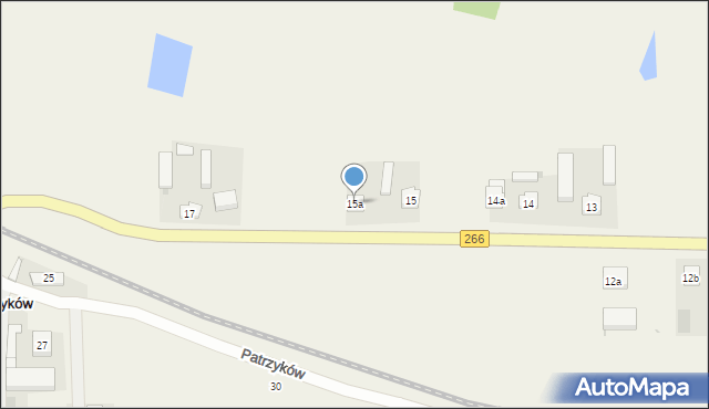 Patrzyków, Patrzyków, 15a, mapa Patrzyków