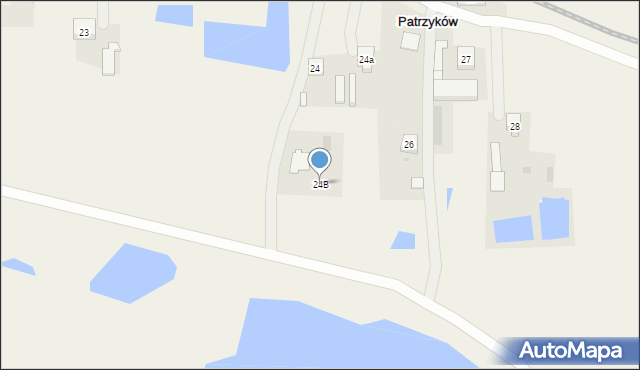 Patrzyków, Patrzyków, 24B, mapa Patrzyków