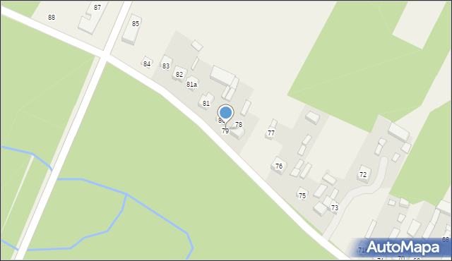 Patrzyków, Patrzyków, 79, mapa Patrzyków